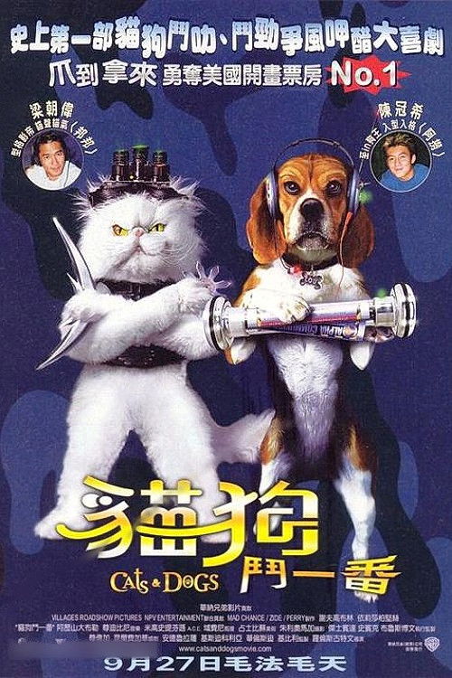 猫狗大战电影海报